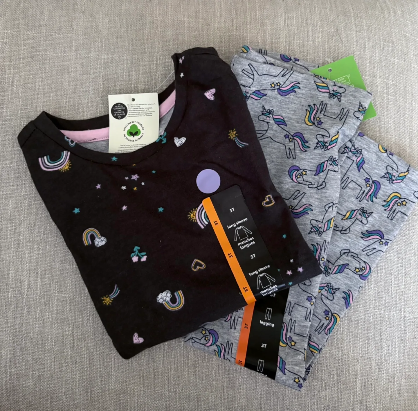 George Girls Long Shirt & Legging Set 3T thumbnail