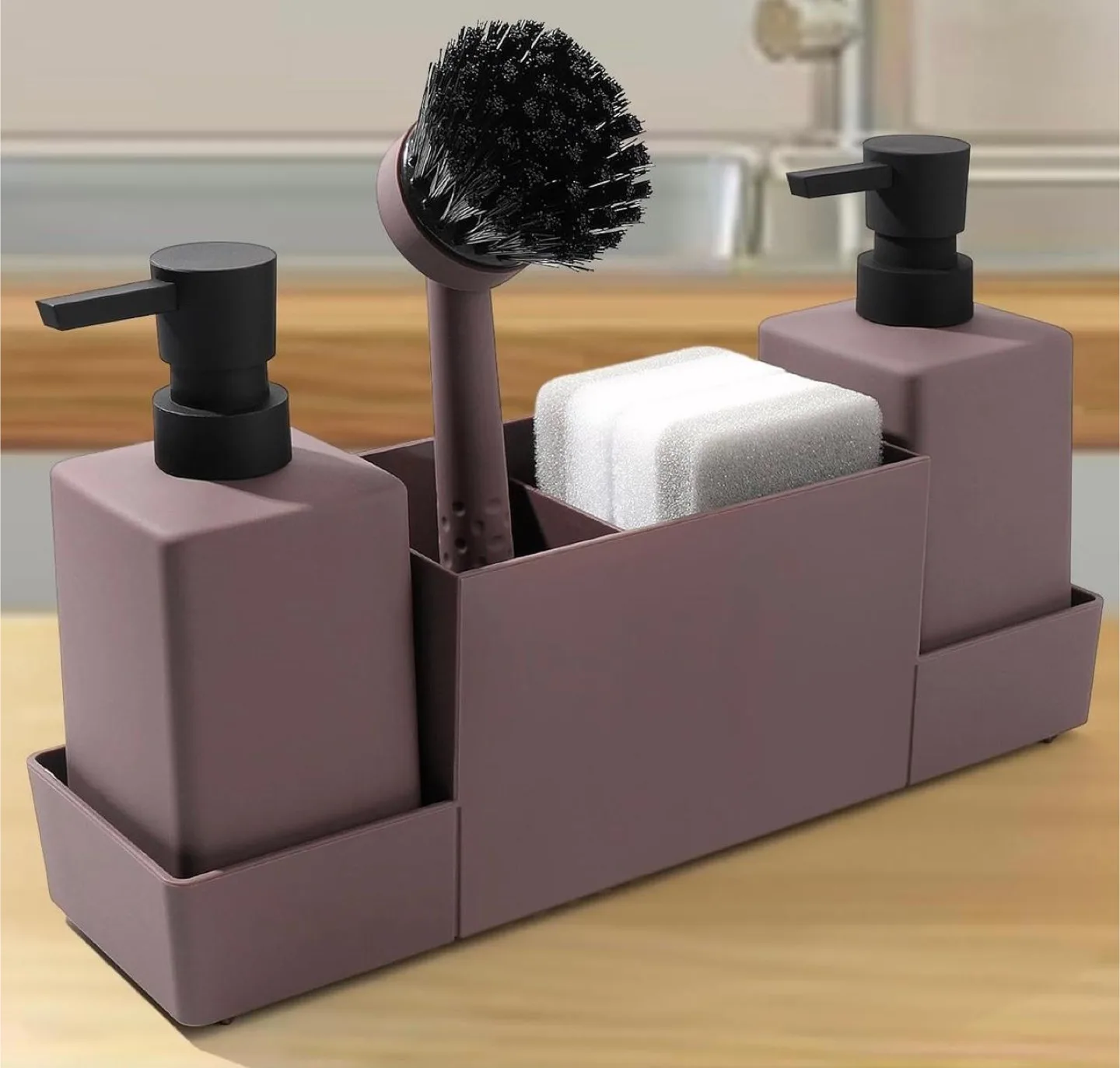 Kitchen Gadgets Dispenser Brush Holder - New in Box! thumbnail