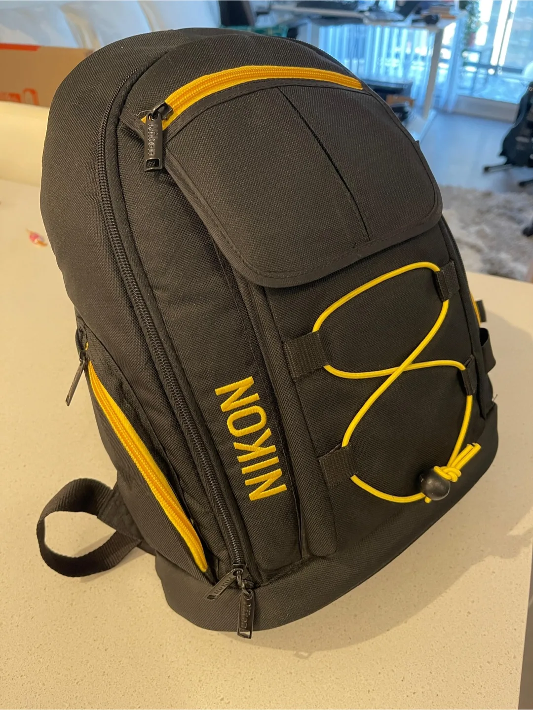 Nikon Camera Backpack - Black and Yellow thumbnail