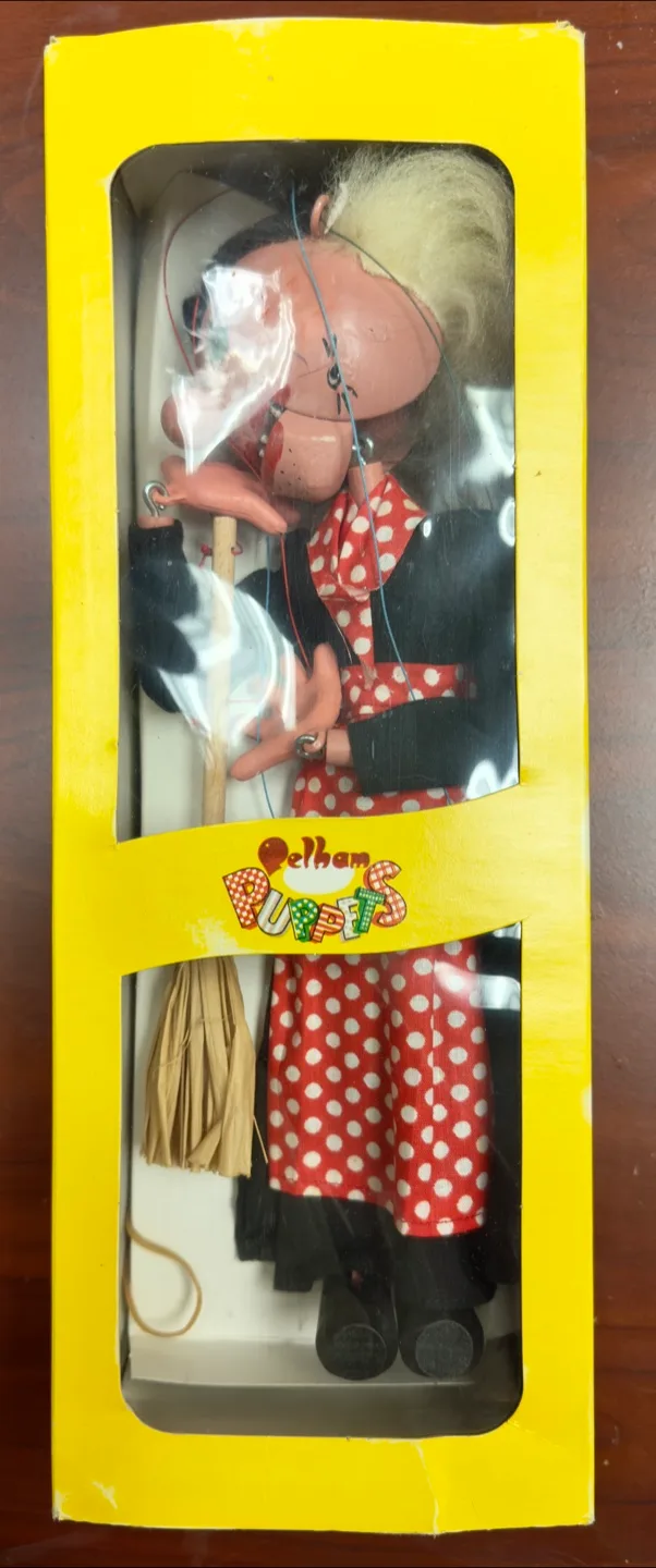 Pelham Puppets Witch Marionette in Box thumbnail