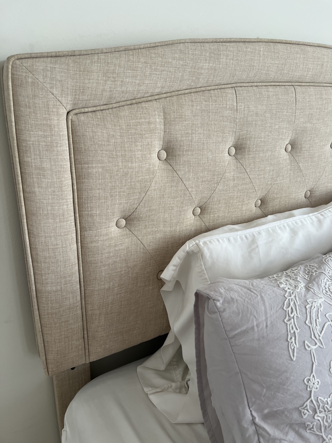 Etta Avenue Teen Milo Tufted Queen Bed - Beige - photo 3