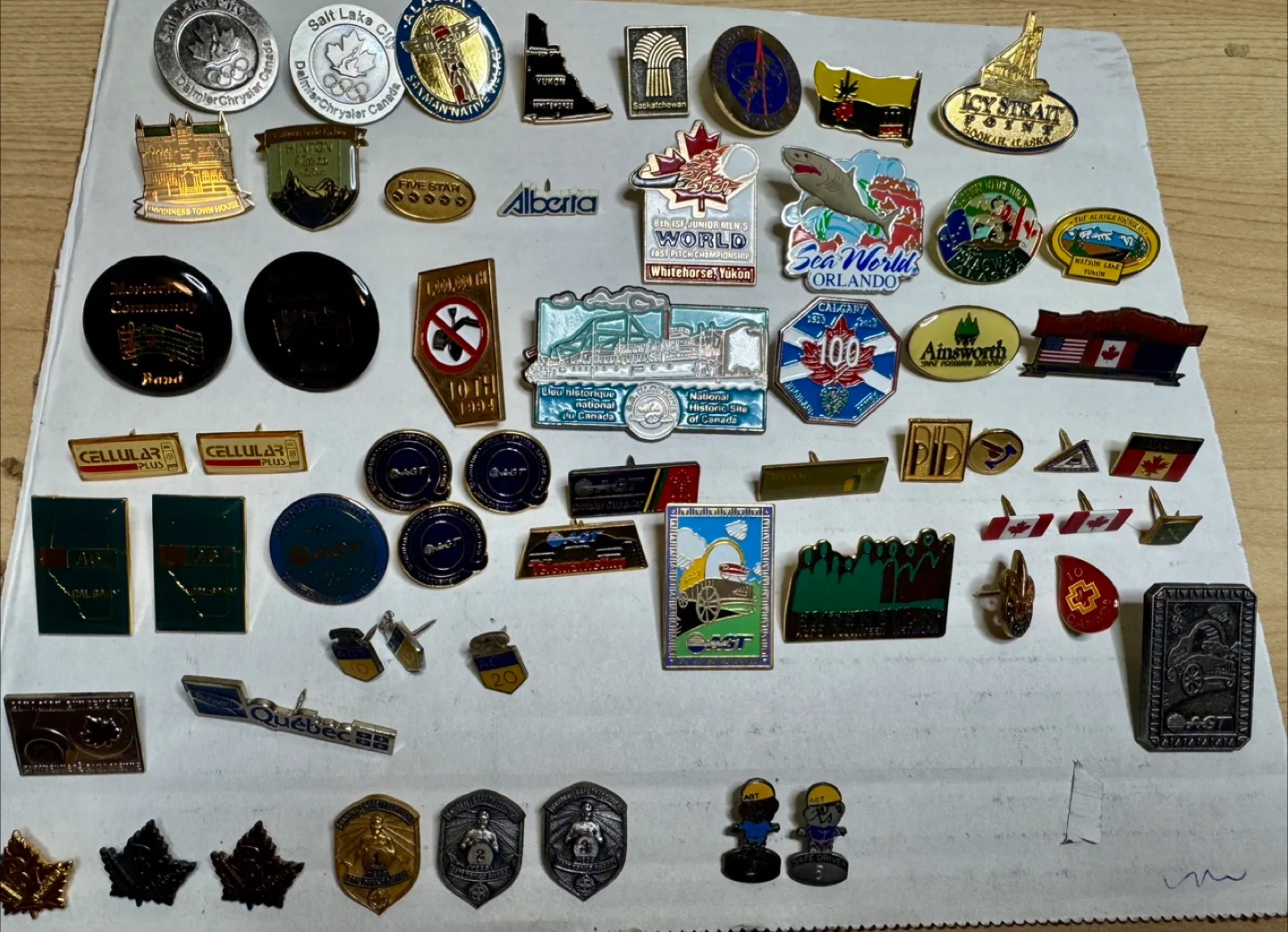 Collection of Vintage Souvenir Pins thumbnail