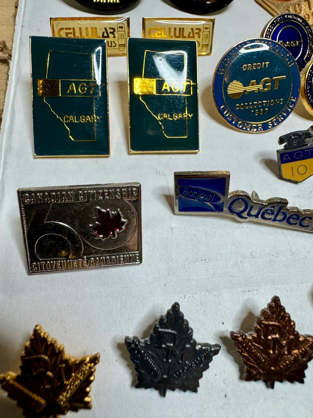 Collection of Vintage Souvenir Pins image indicator(8)