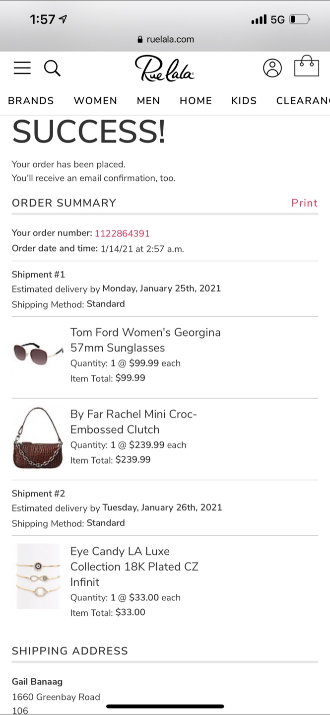 Tom Ford Women's Georgina 57mm Sunglasses - photo 3