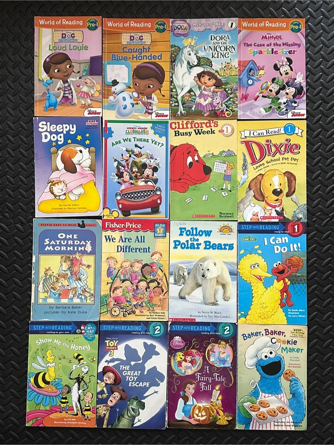 Lot of 16 Step into Reading kids books levels pre-3 thumbnail