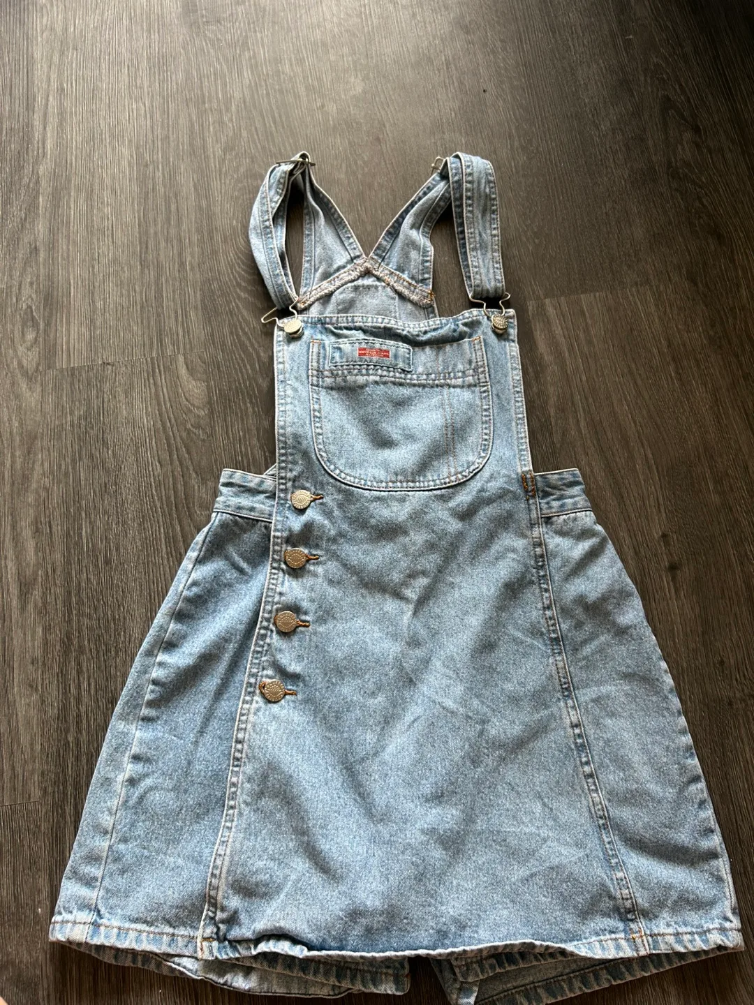 Vintage Jean Denim Overall skort thumbnail