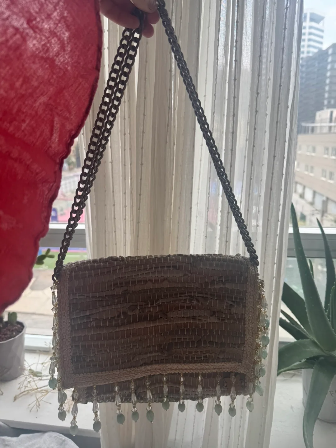 Handmade Beaded Shoulder Bag thumbnail