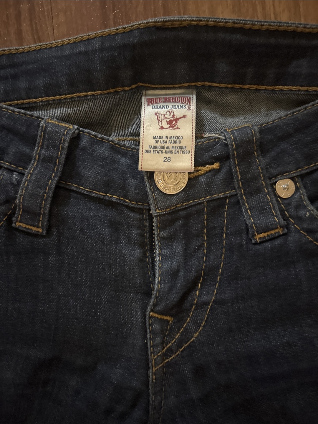 True Religion World Tour Low Rise Skinny Jeans  - Size 28 - photo 4