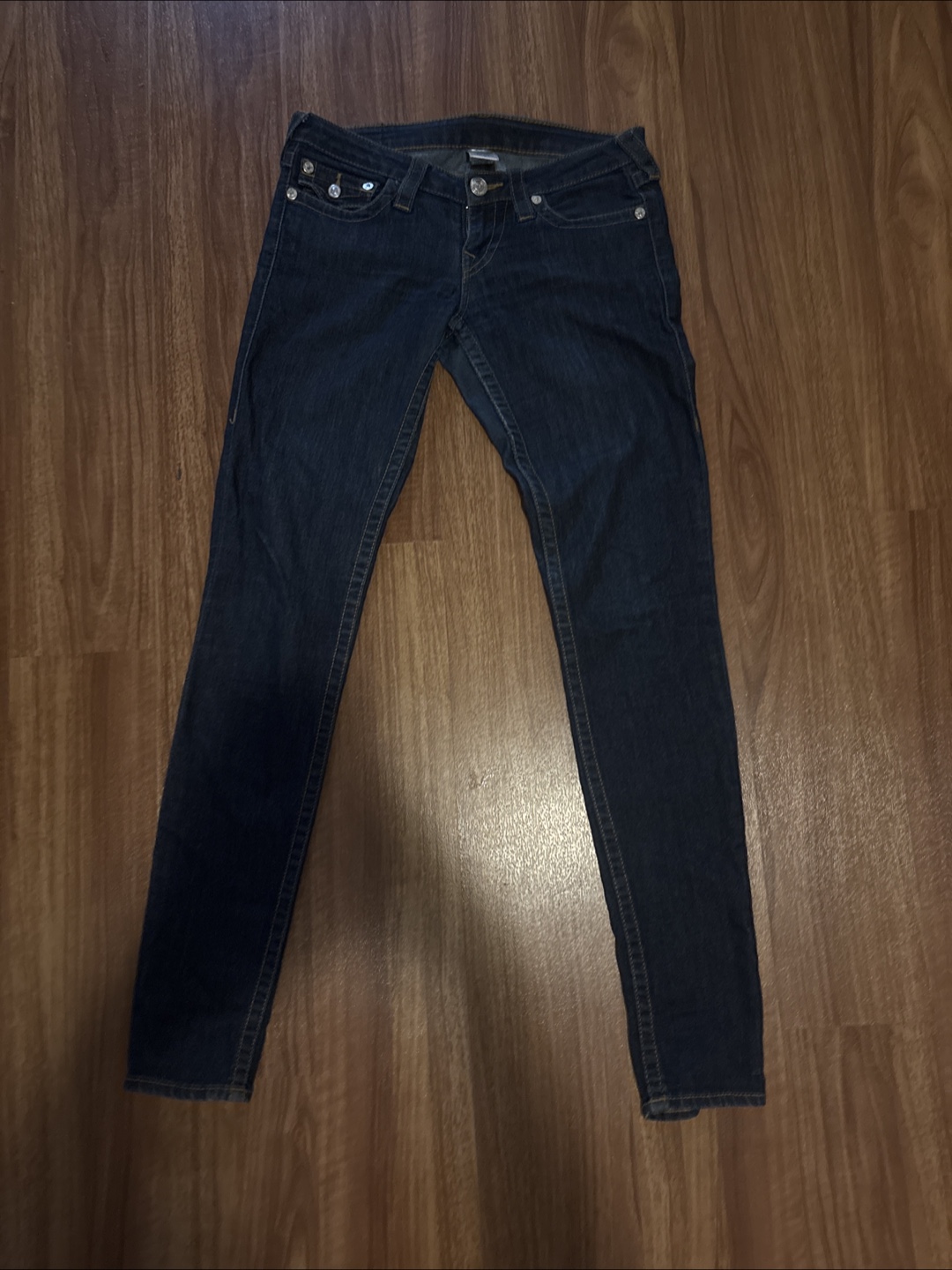 True Religion World Tour Low Rise Skinny Jeans  - Size 28 - photo 3