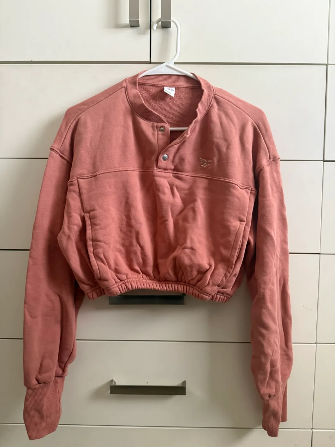 Reebok Cropped Sweatshirt - Size Small thumbnail