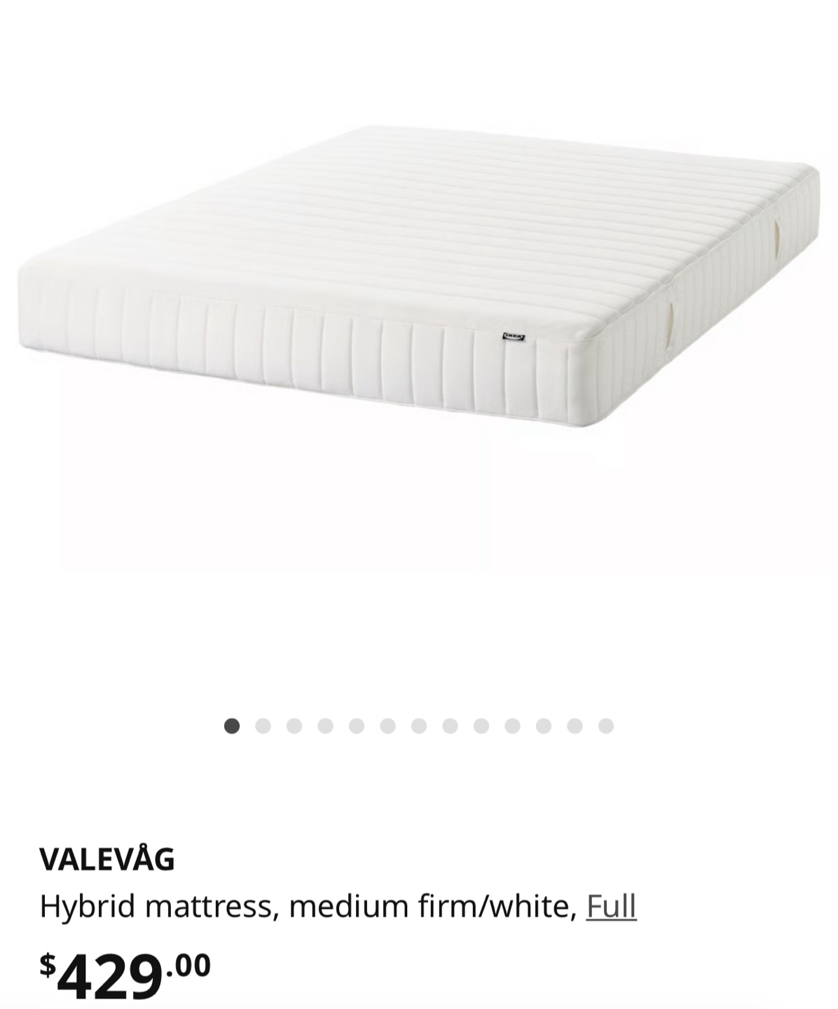 IKEA VALEVÅG Hybrid Mattress - MOVING OUT SALE - photo 5