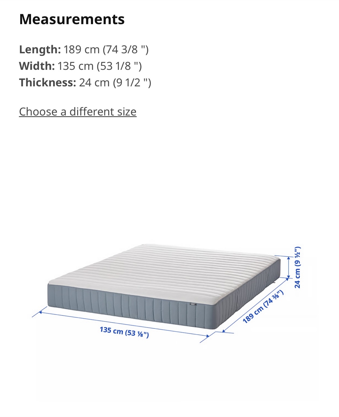IKEA VALEVÅG Hybrid Mattress - MOVING OUT SALE - photo 4