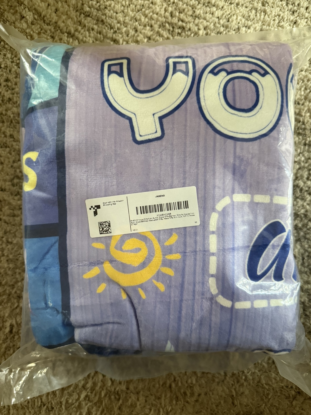 New 'To My Niece' Blue Blanket 🥕 - photo 2