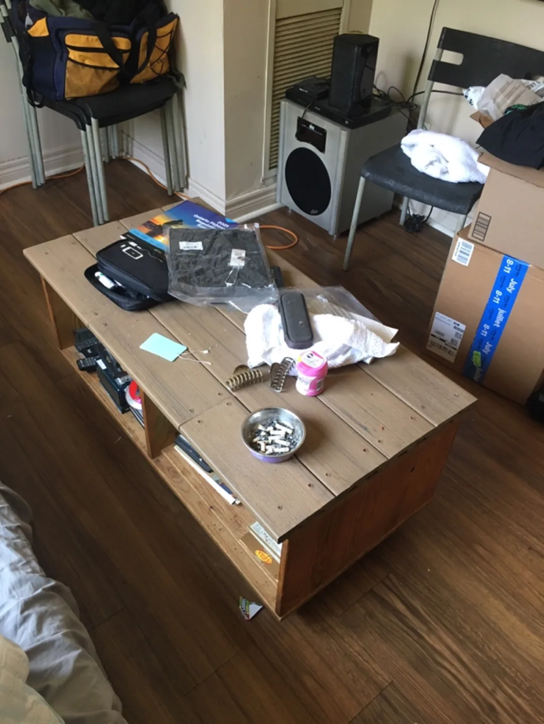 Wooden Coffee Table with Storage thumbnail