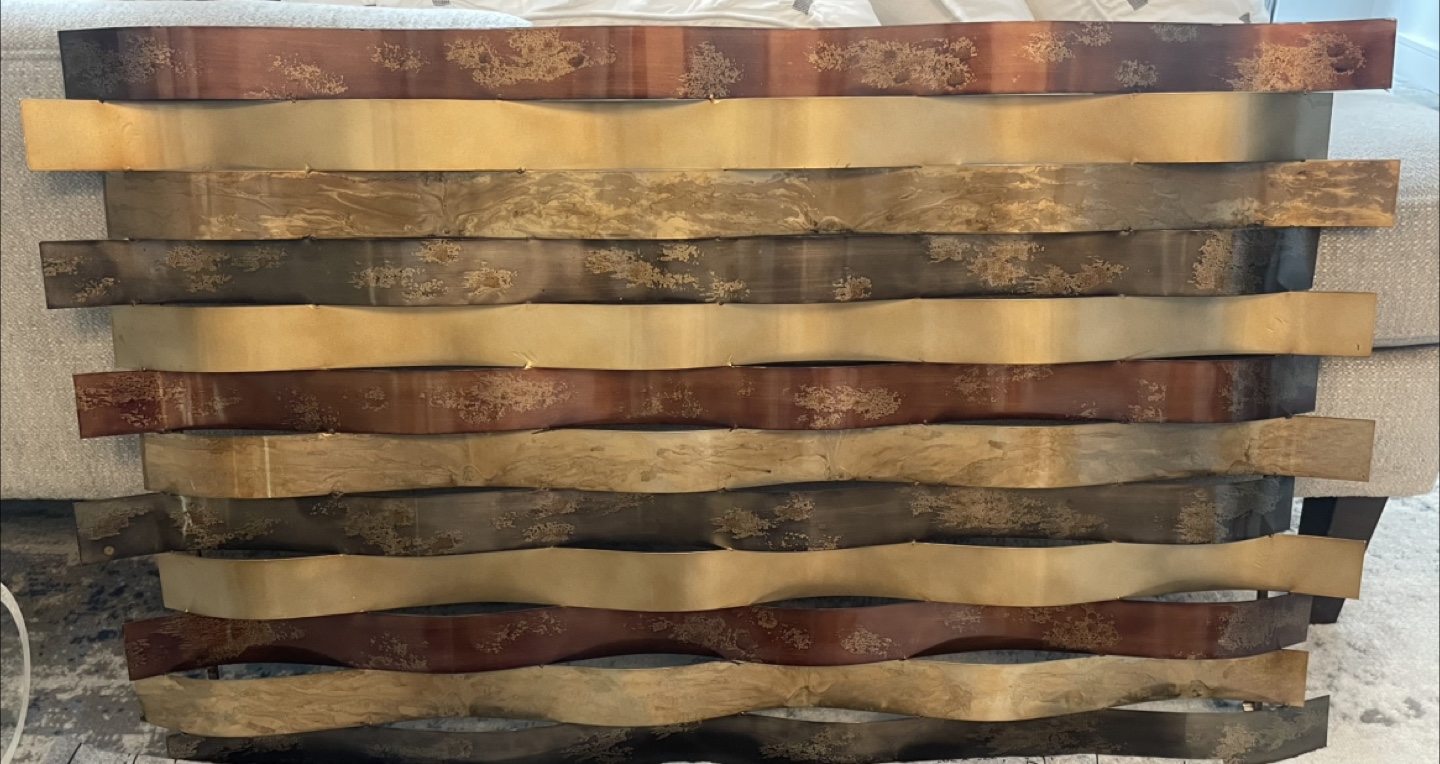 Abstract Wall Art - Metal Panel Design