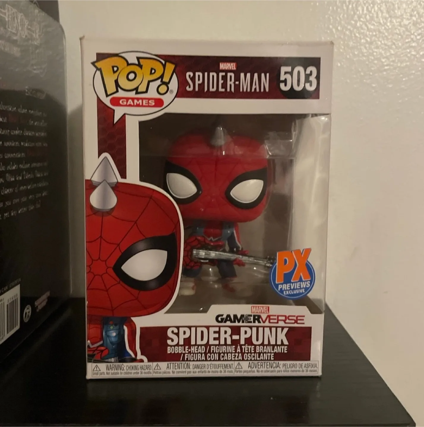 Funko Pop! Games Marvel Spider-Man 503 Spider-Punk thumbnail