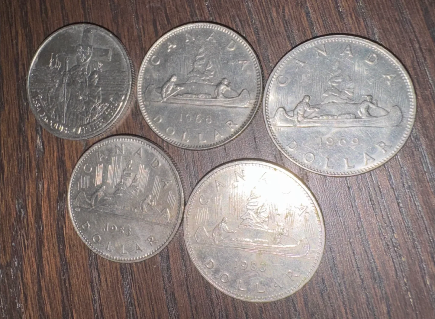Mixed Lot of Collectible Canadian Coins image indicator(7)