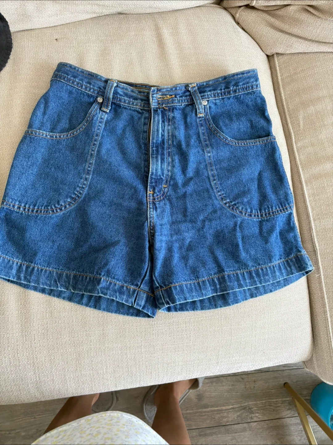 Denim Shorts - Size Unknown thumbnail