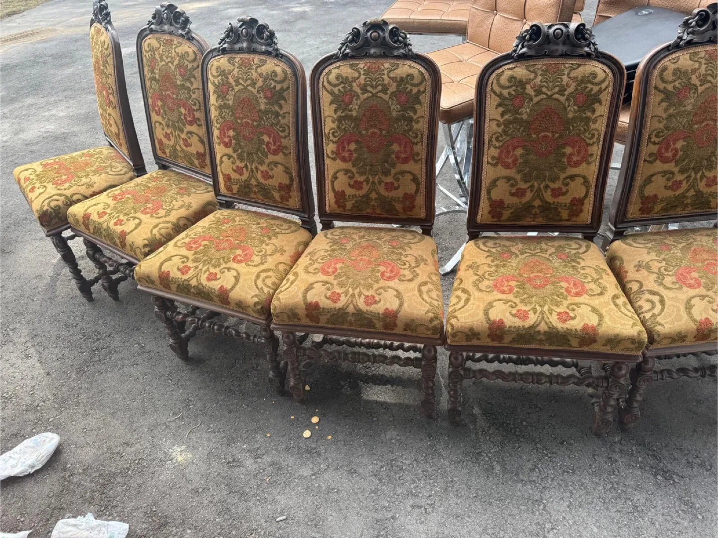 Antique Dining Chairs - Set of 6 thumbnail
