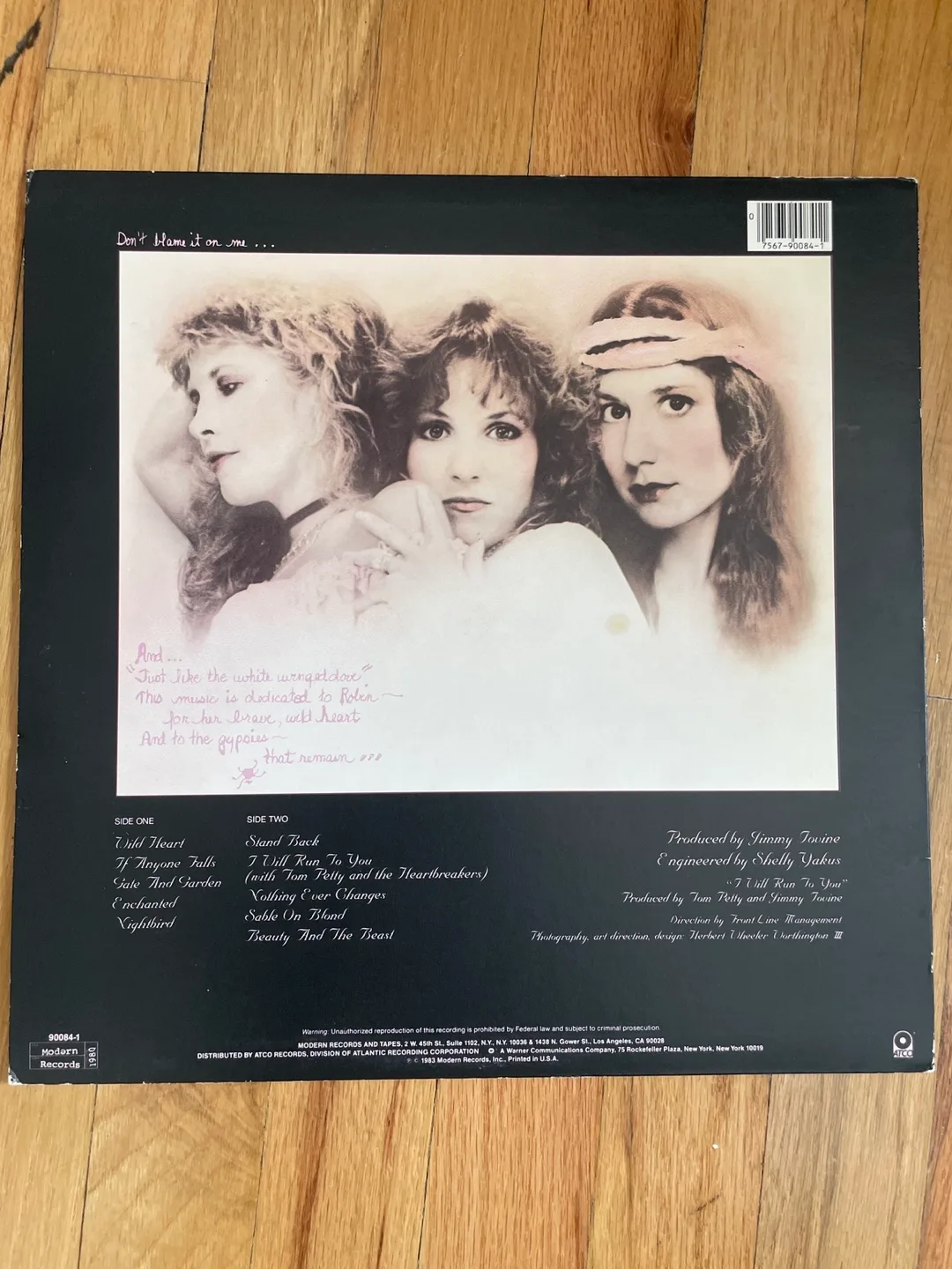 Stevie Nicks Wild Heart Vinyl Record image indicator(2)