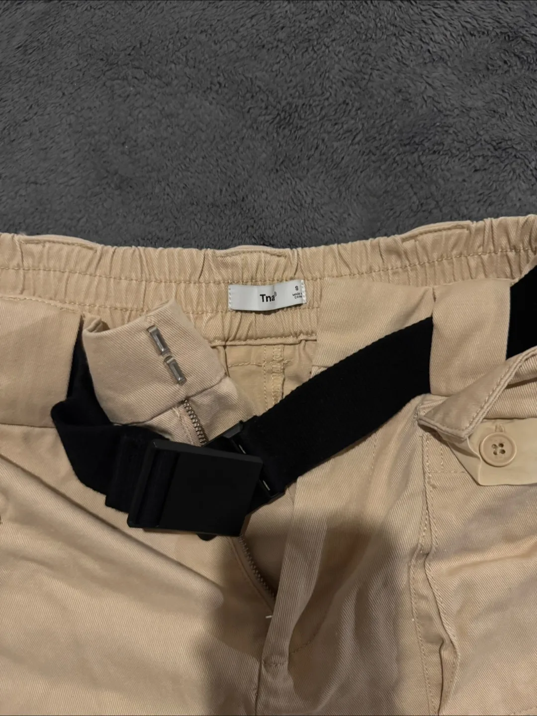 Tna Cargo Belted Shorts - Size S image indicator(2)