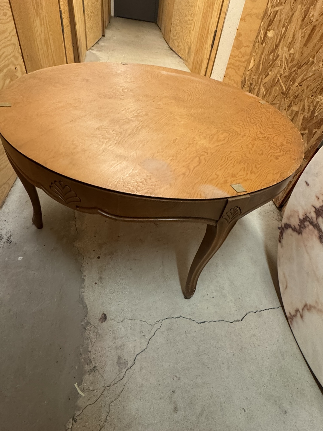 Round Marble & Wood Coffee Tables - photo 3
