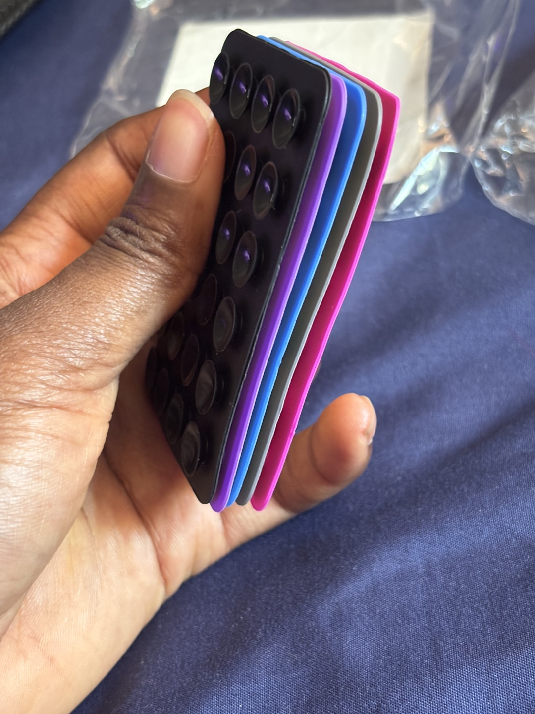 Silicone Rubber Suction/Non-slip Adhensive Phone Holder - photo 4