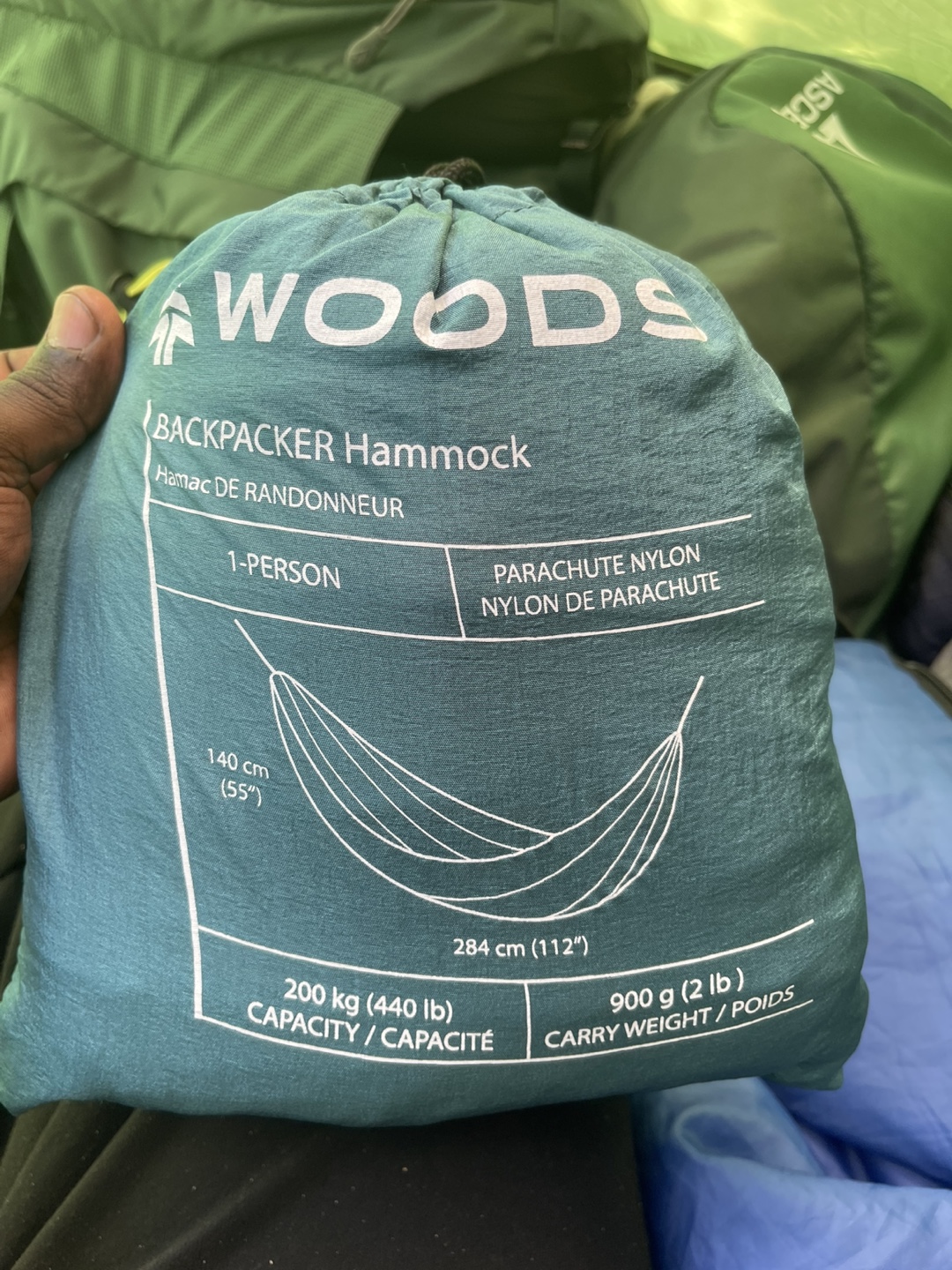 Woods Backpacker Hammock - brand New!