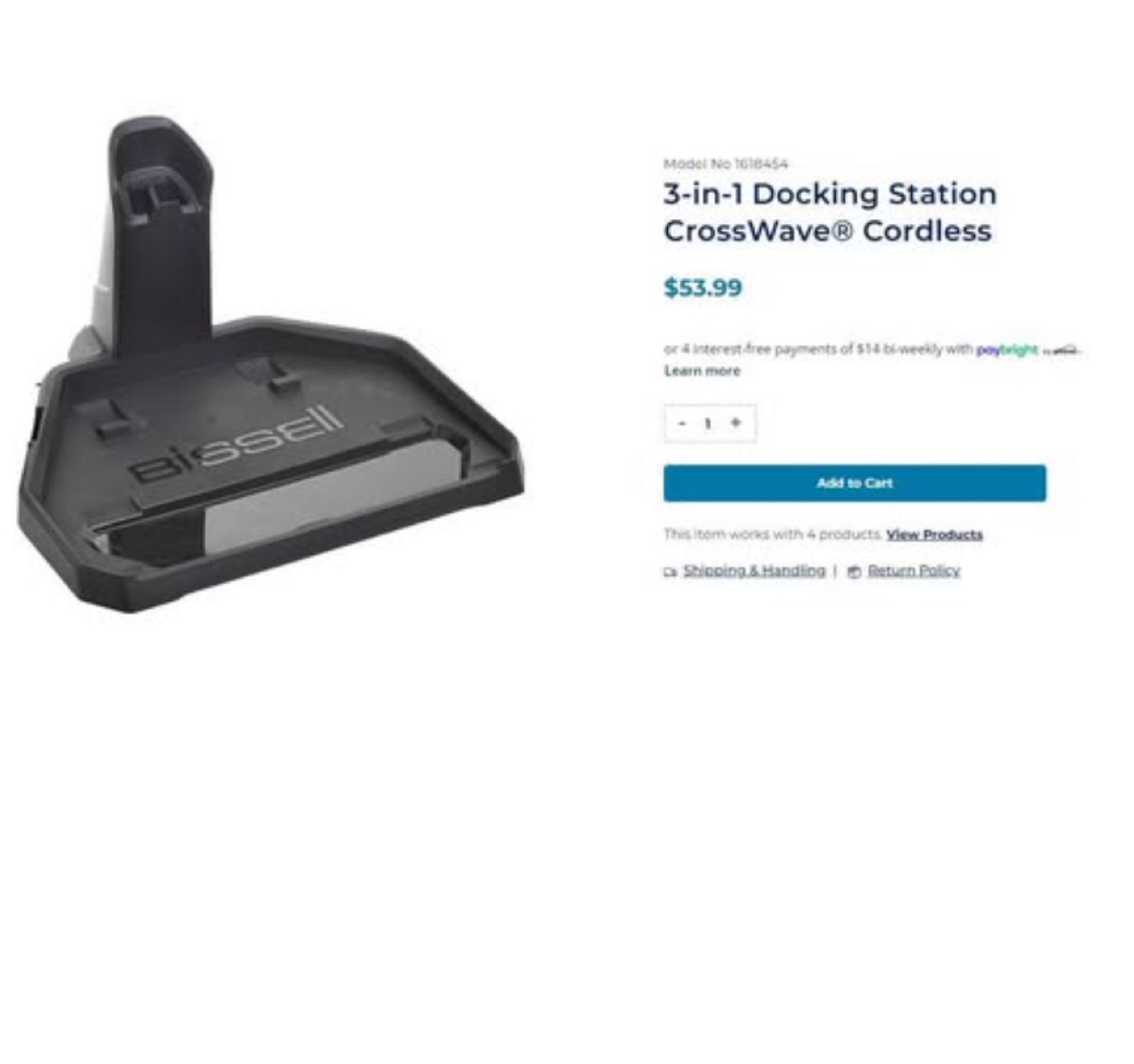 Bissell 3-in-1 Docking Station CrossWave Cordless - photo 2