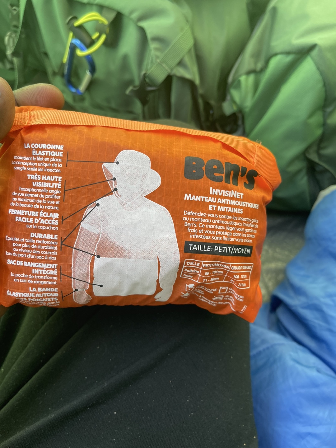 Ben's InvisiNet Bug Jacket & Mitts - Size S/M