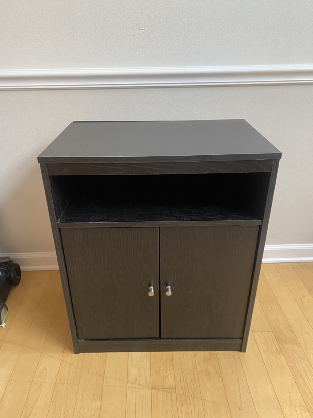 Small dark cabinet