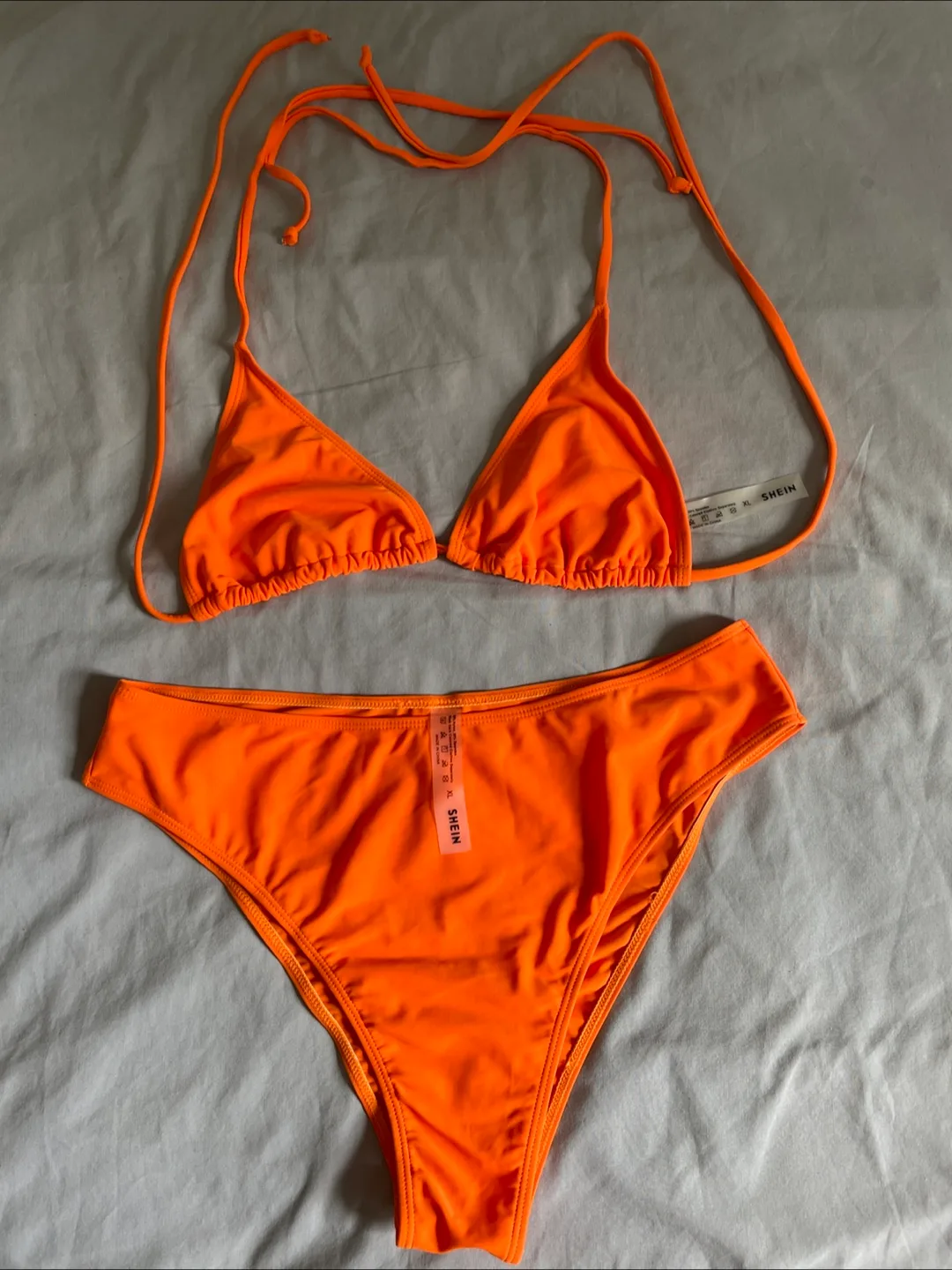 SHEIN Orange Bikini Set - Size XL thumbnail