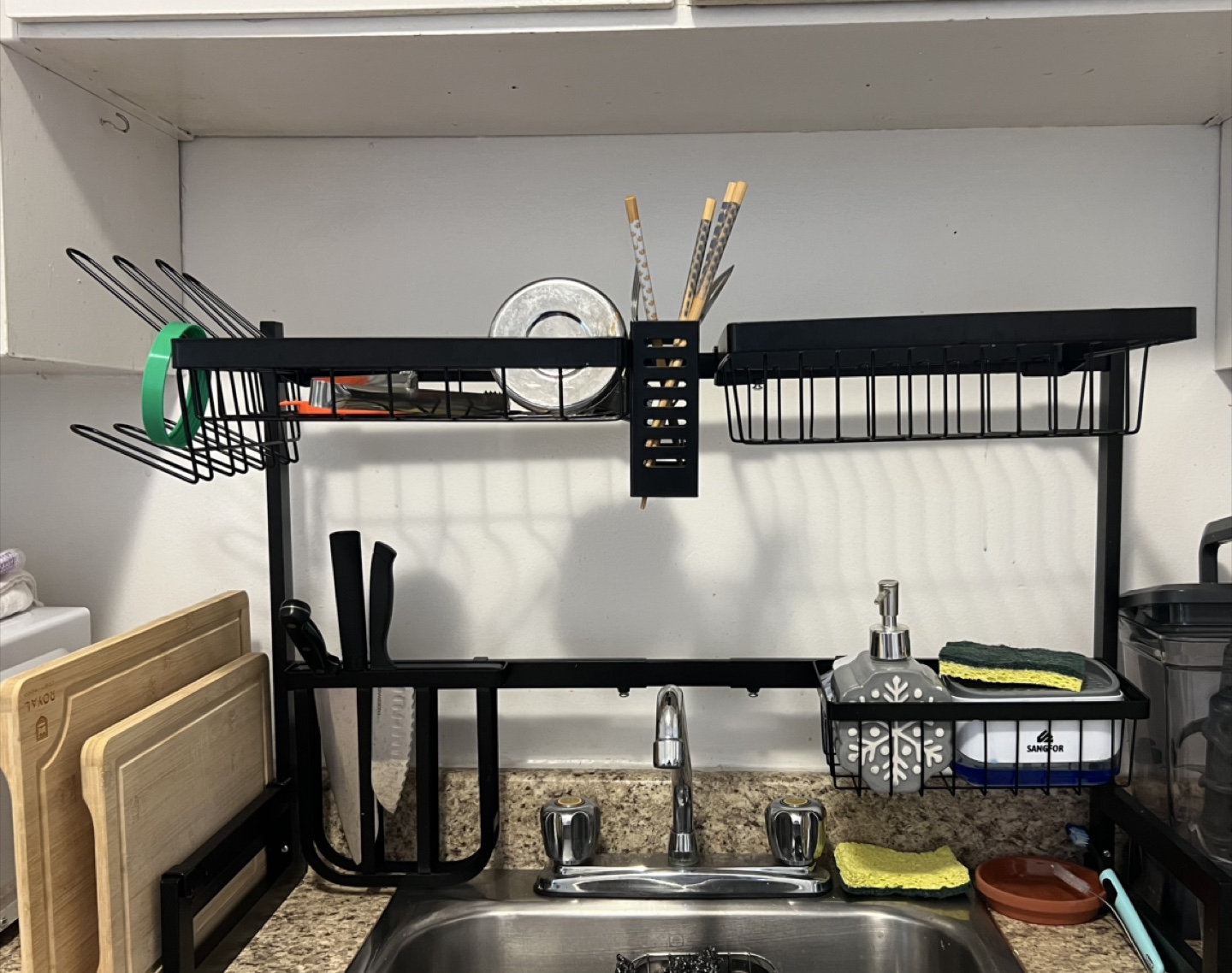 Over-the-Sink Dish Drying Rack