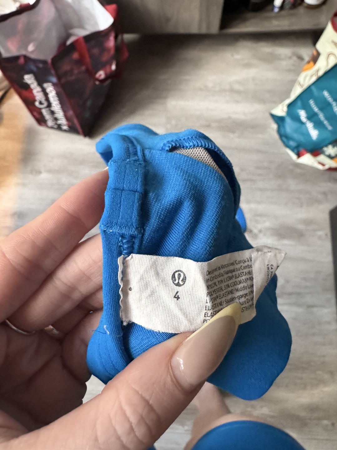 Lululemon Blue Sports Bra - Size 4 - photo 3
