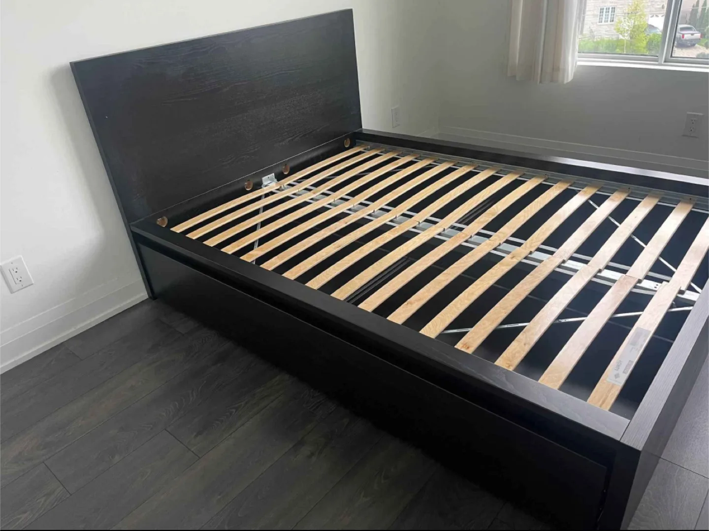 Ikea Full Malm bed frame with four drawers (DELIVERY AVAILABLE) image indicator(2)