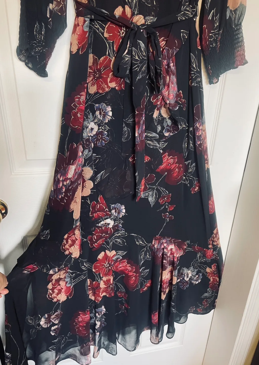 Taylor Dresses Floral Print Maxi Dress thumbnail