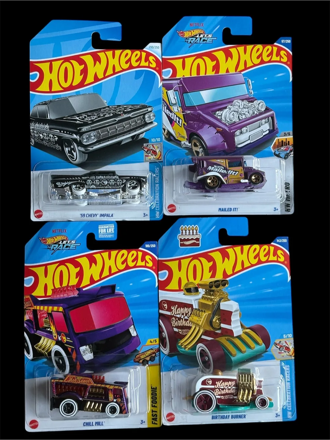 HW '59 Chevy Impala, Mailed It!, Chill Mill, Birthday Burner thumbnail