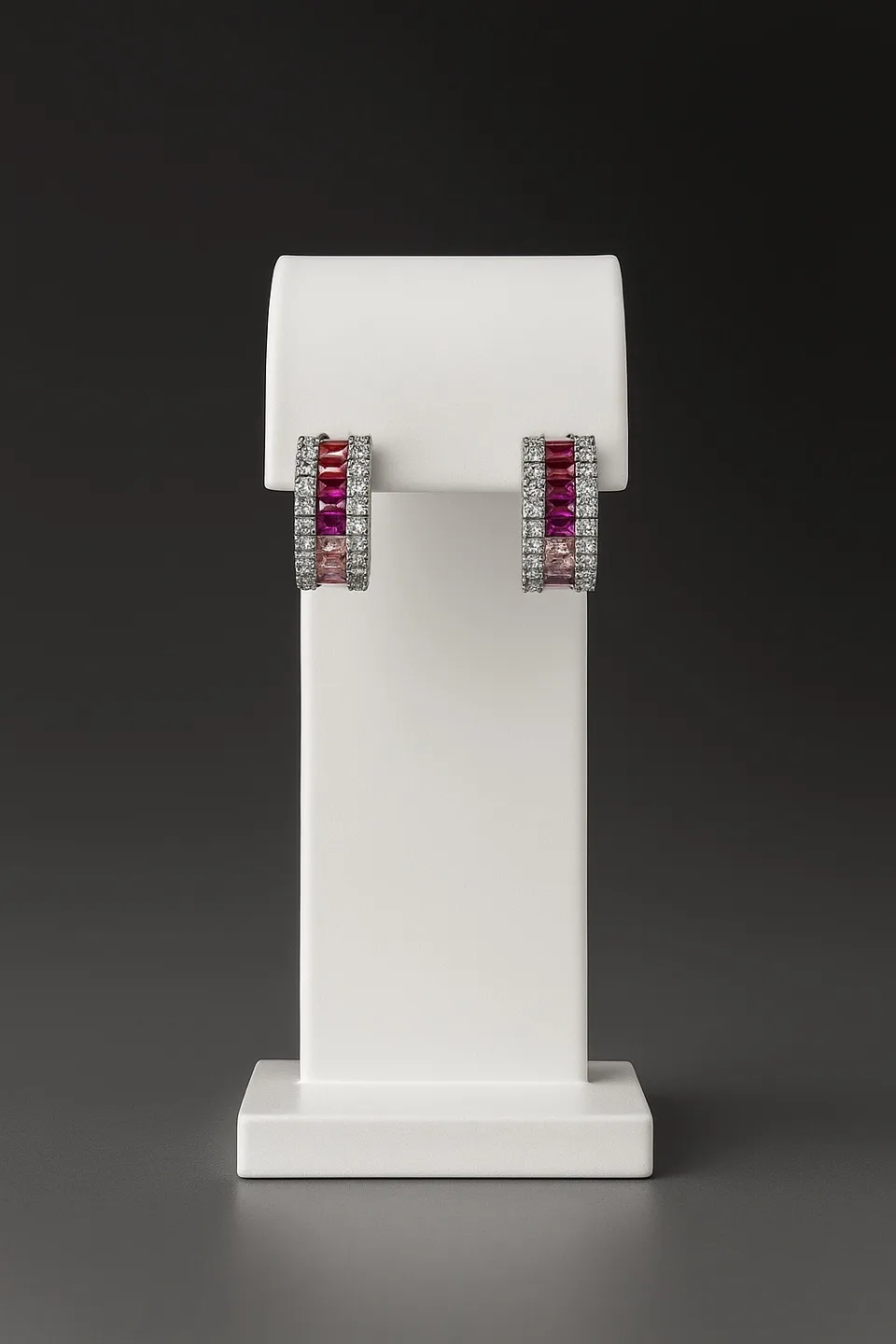 Fashion silver Hoop Earrings thumbnail