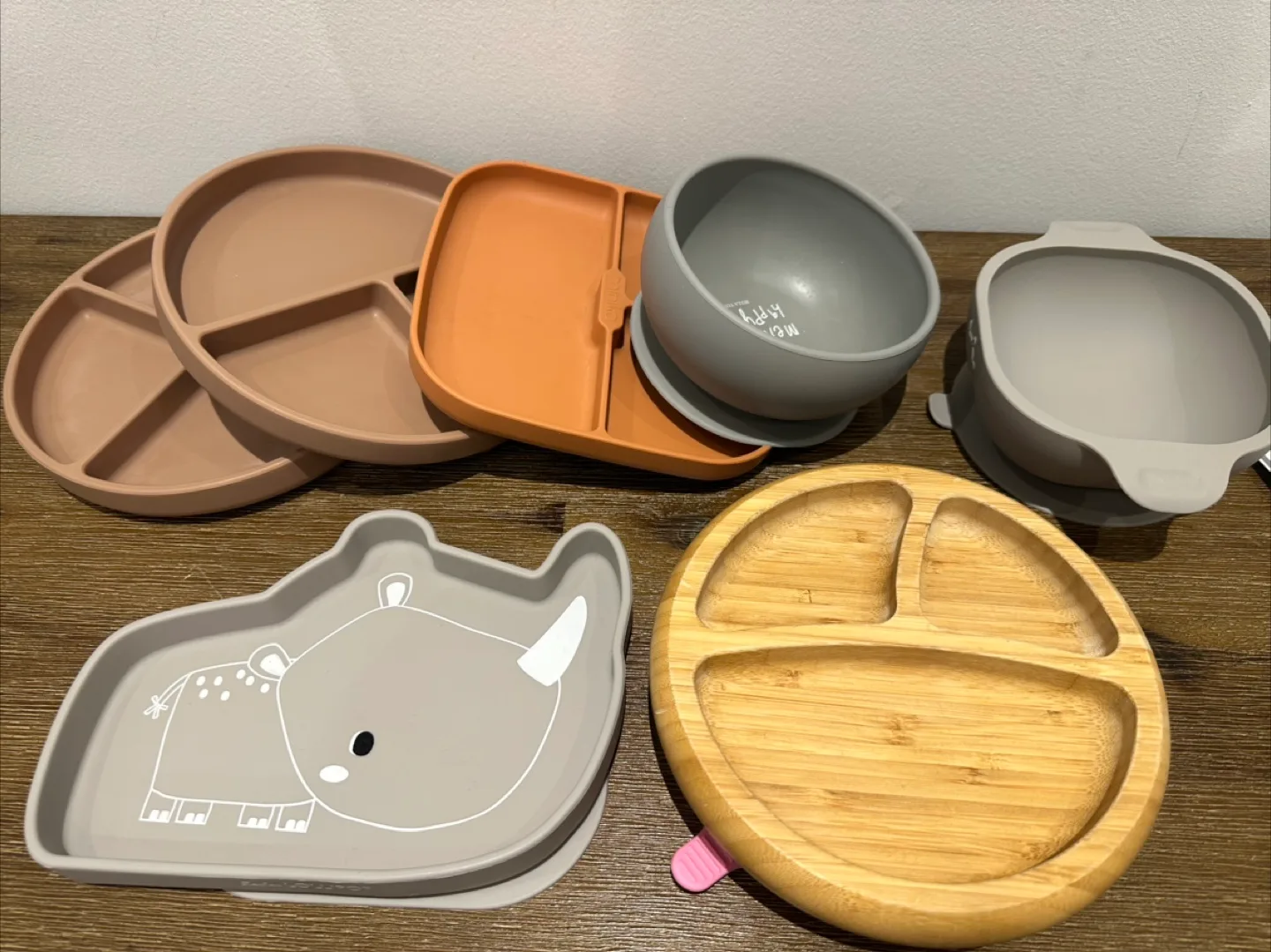Mixed Baby silicon Plates & Bowl Bundle thumbnail