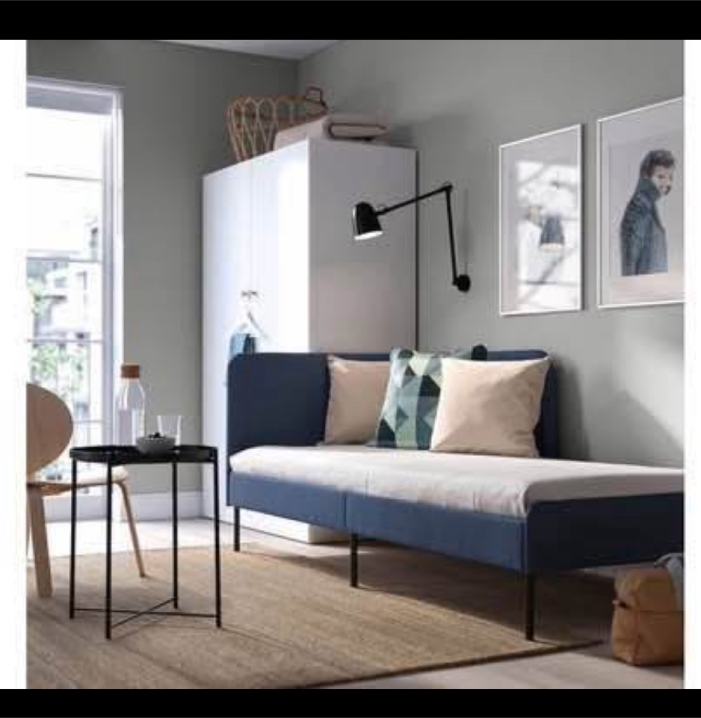 Ikea Daybed Frame - Blue - photo 2