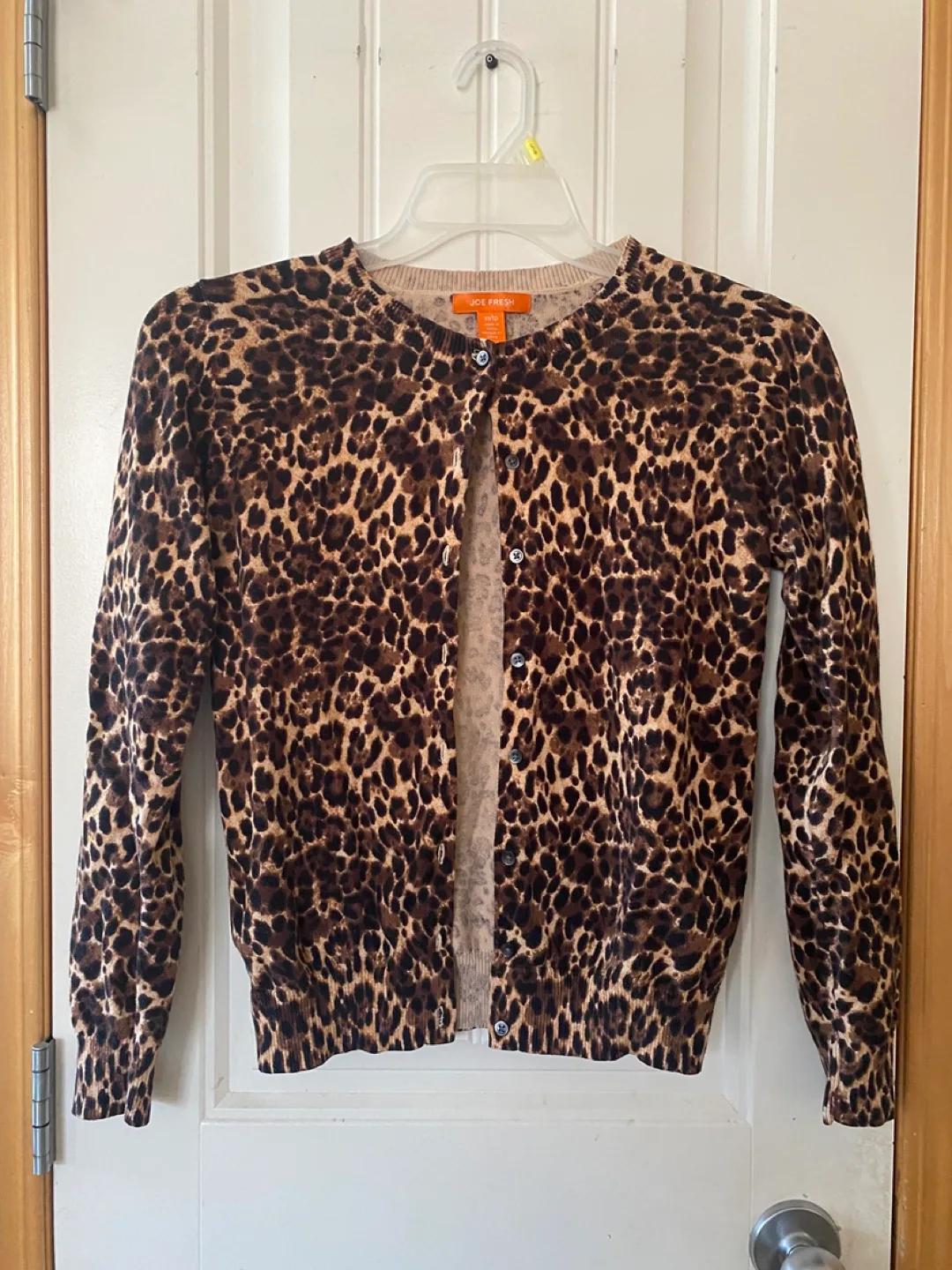 Joe Fresh Leopard Print Cardigan - XS thumbnail