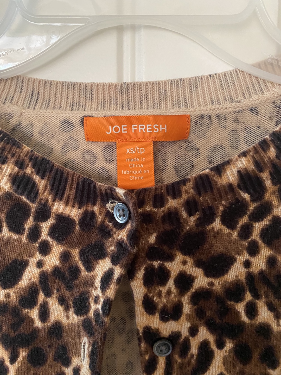 Joe Fresh Leopard Print Cardigan - XS - photo 2