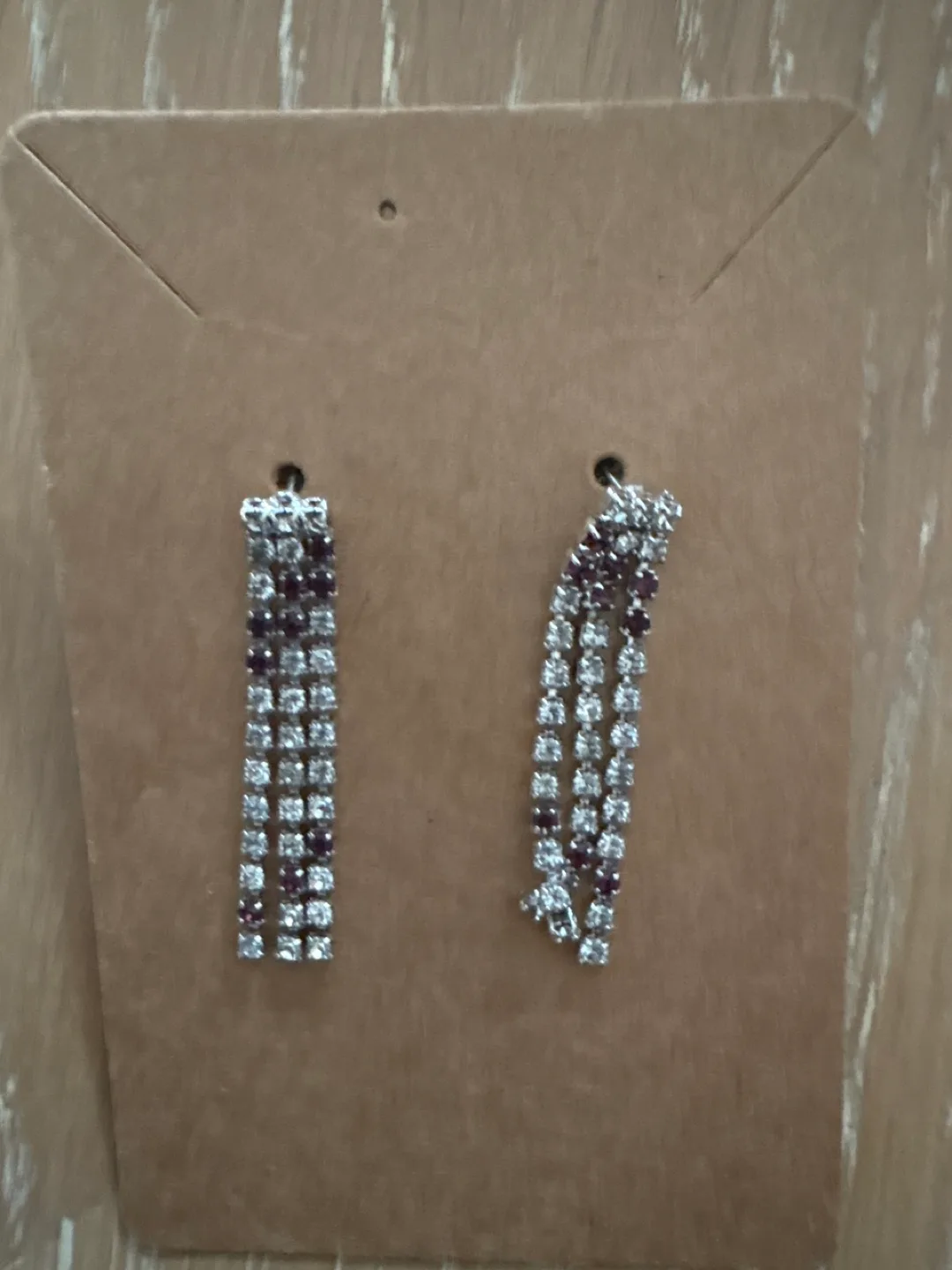 Rhinestone Dangle Earrings thumbnail