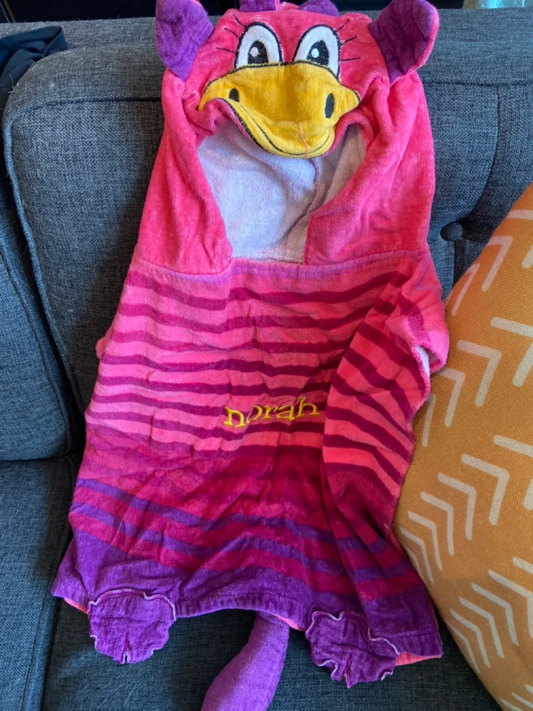 Norah Pink Hooded Towel thumbnail