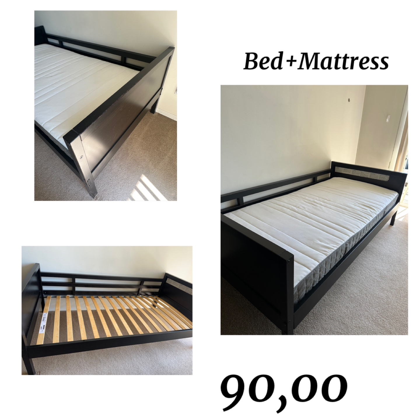 IKEA Single Bed frame with mattress