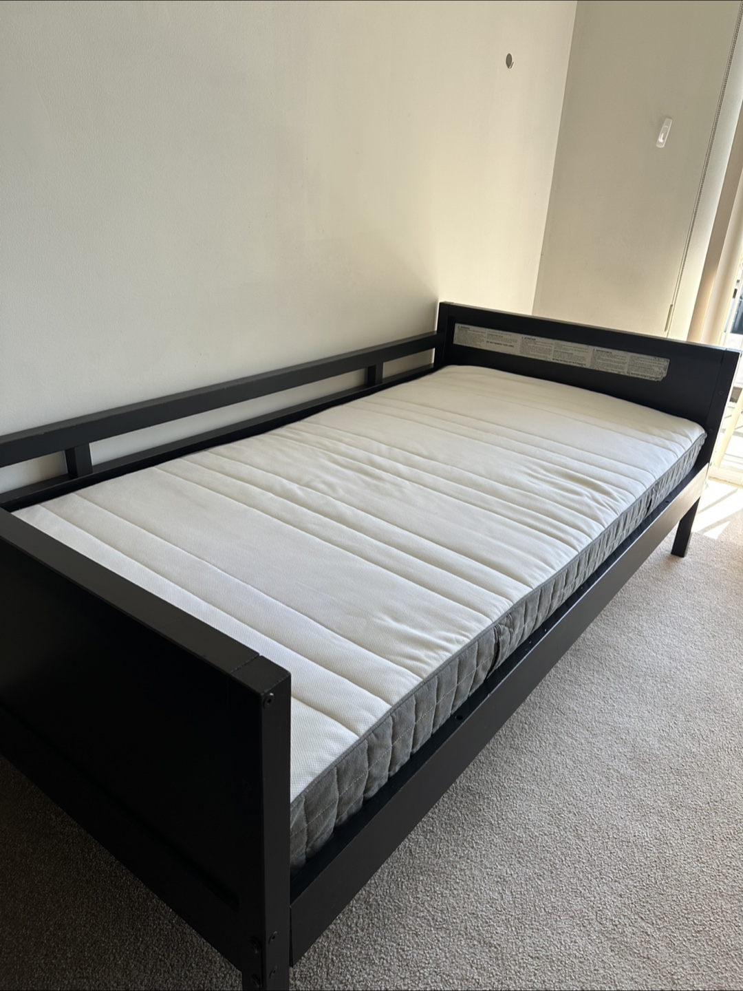 IKEA Single Bed frame with mattress - photo 2