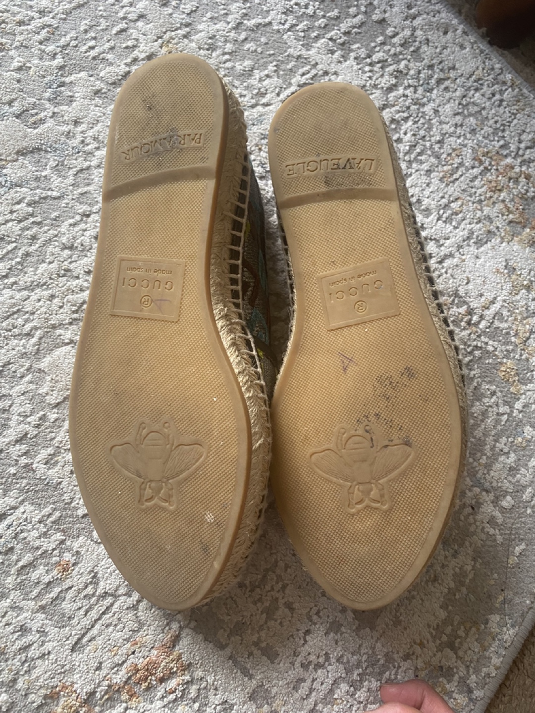 Gucci Espadrille Flats Size - photo 3
