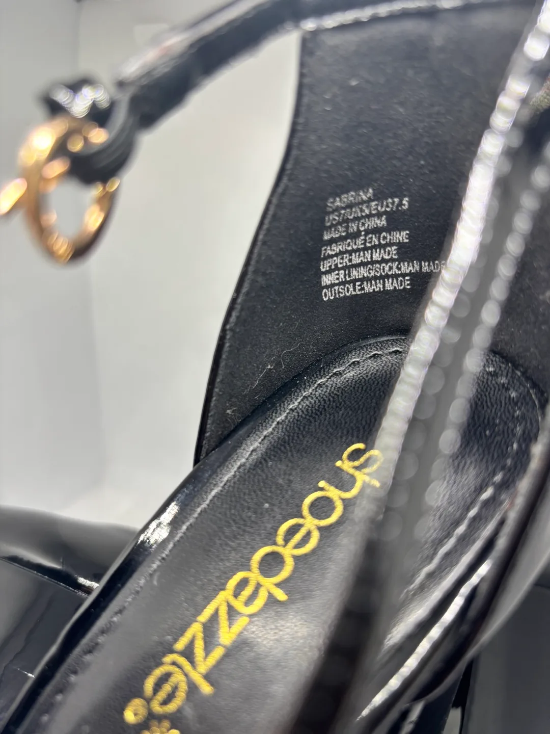 ShoeDazzle Sabrina Black Heels - Size 7 image indicator(3)