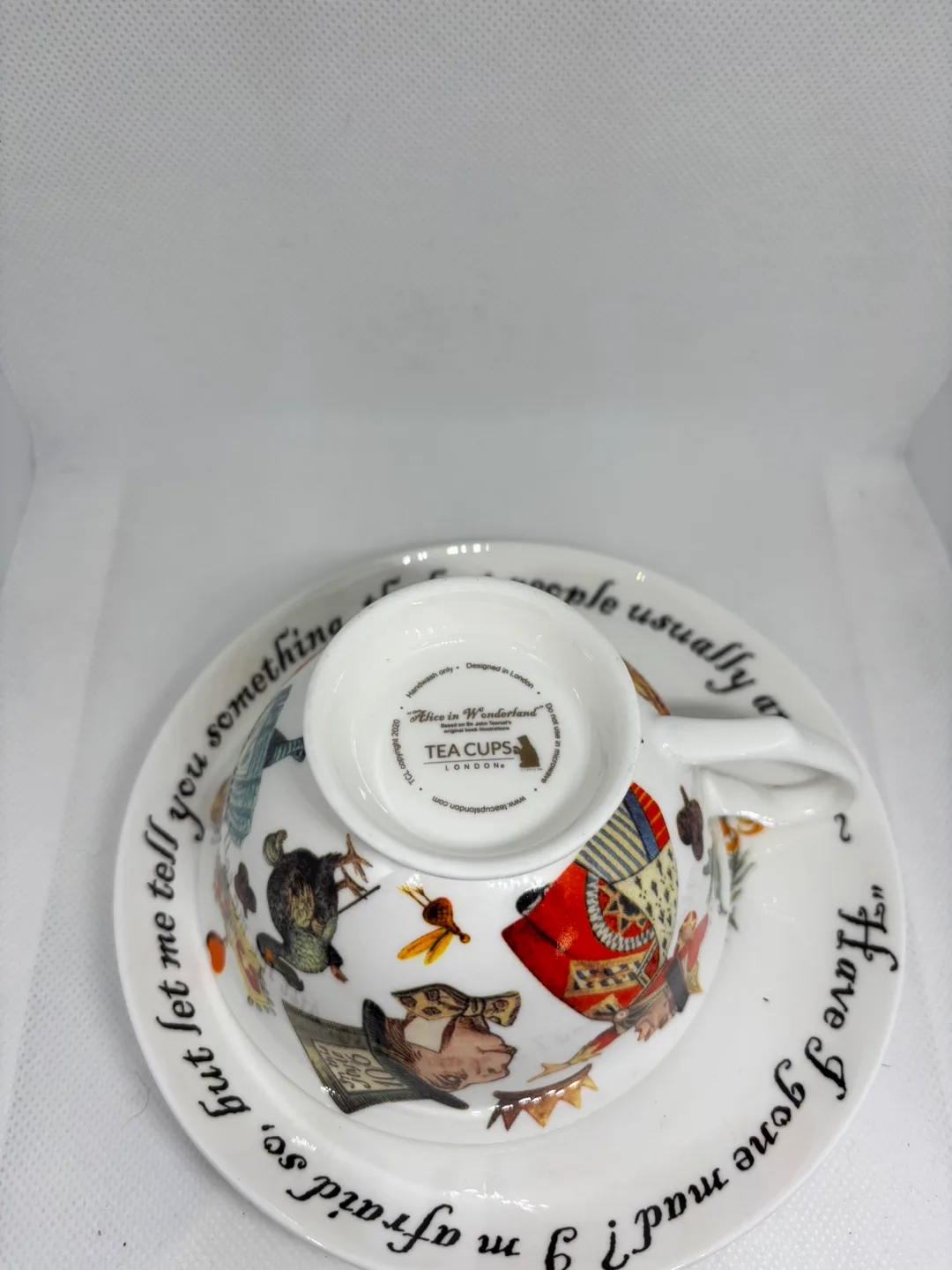 Tea Cups London Alice in Wonderland Tea Cup & Saucer image indicator(4)