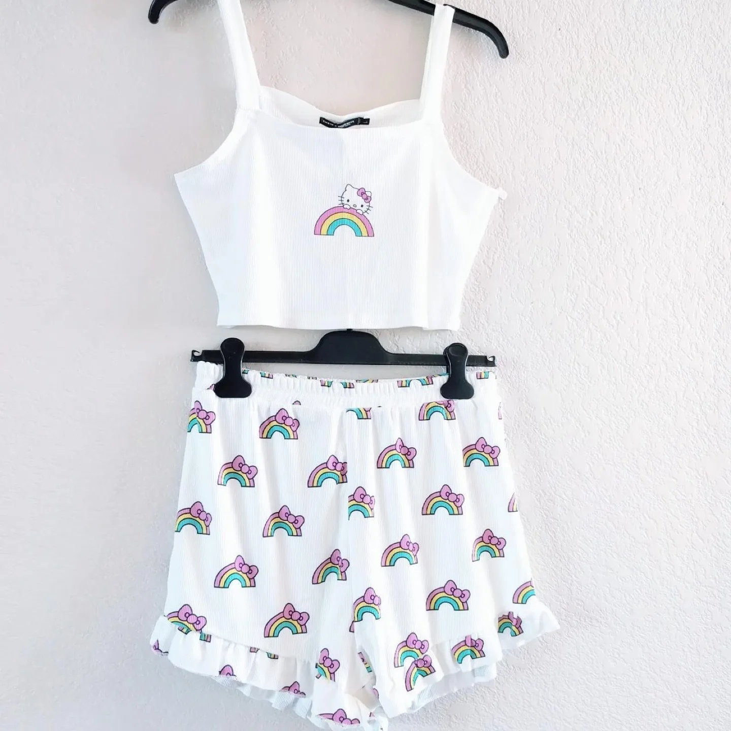 Brand new hello kitty pajama set size small thumbnail